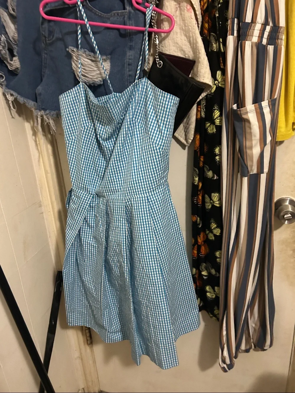 kate spade Blue and White Gingham Dress